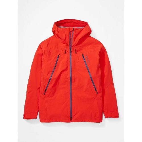 Marmot Alpinist Jackets - Mens Rain Jacket Red CA5429183 Canada